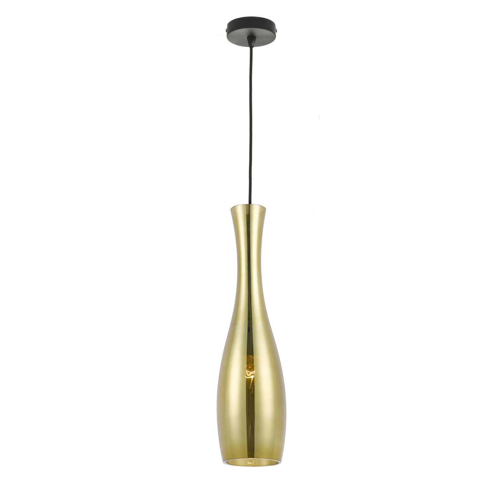 Conie Pendant, Black, Gold