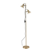 Corelli 2 Floor Lamp, Antique Brass