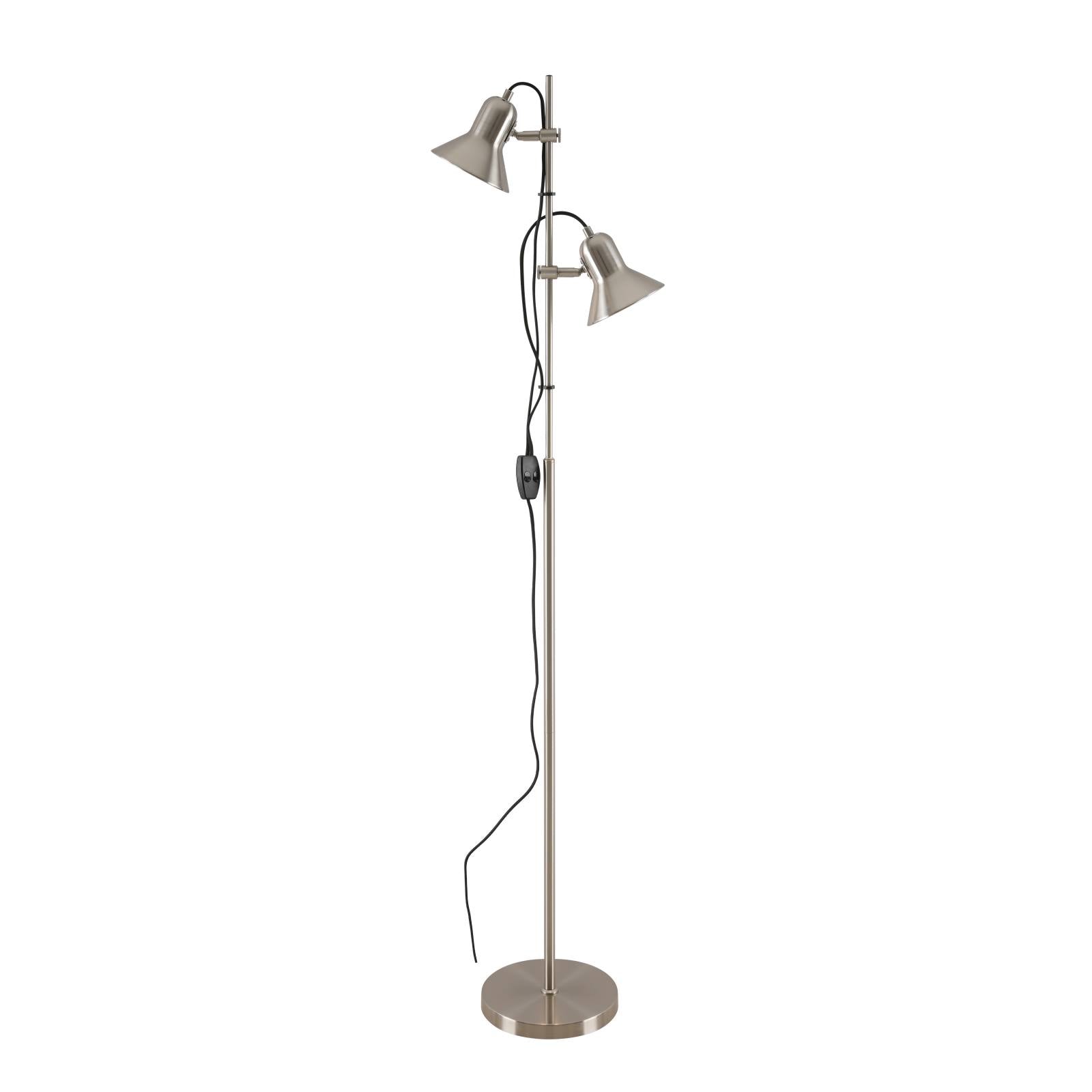 Corelli 2 Floor Lamp, Nickel