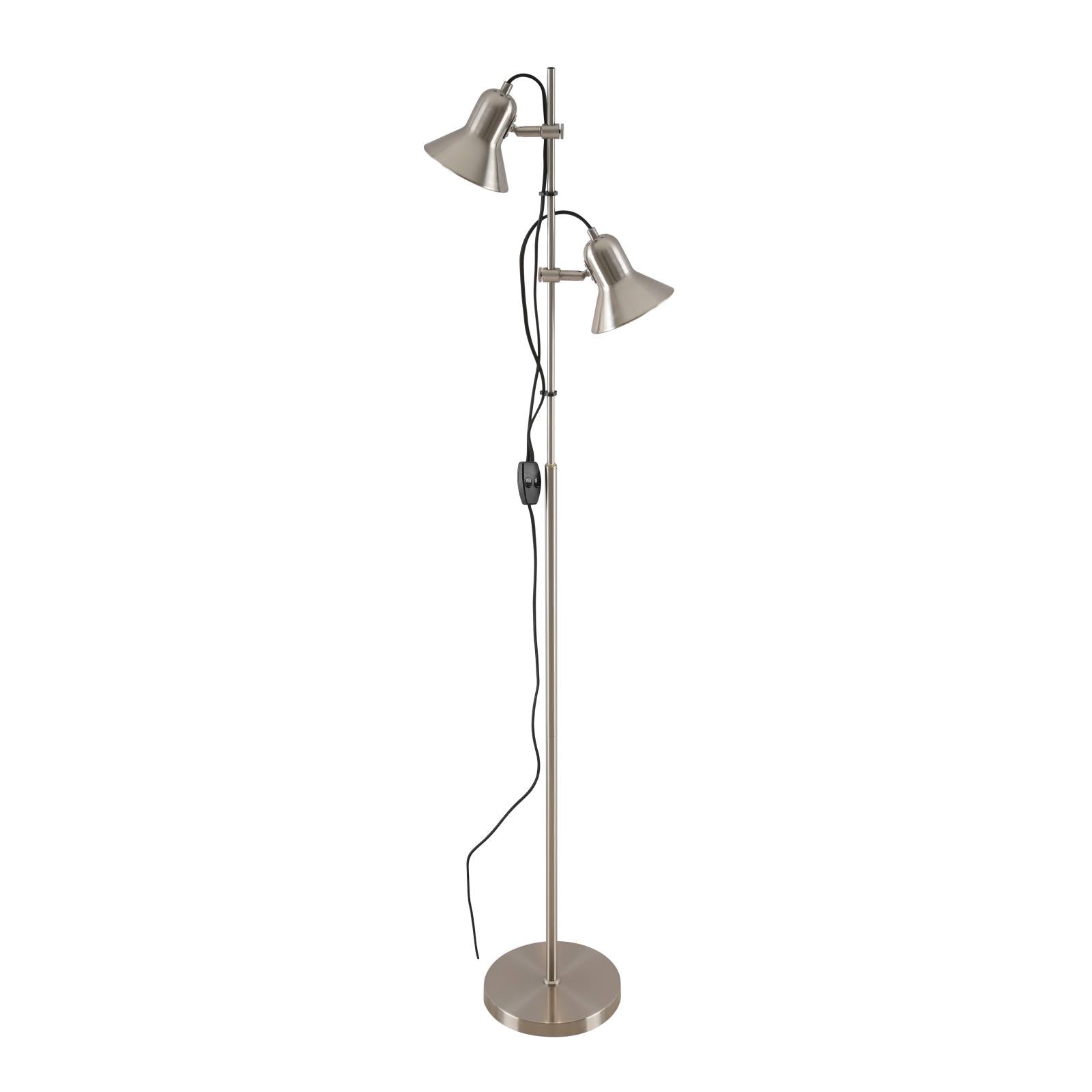 Corelli 2 Floor Lamp, Nickel