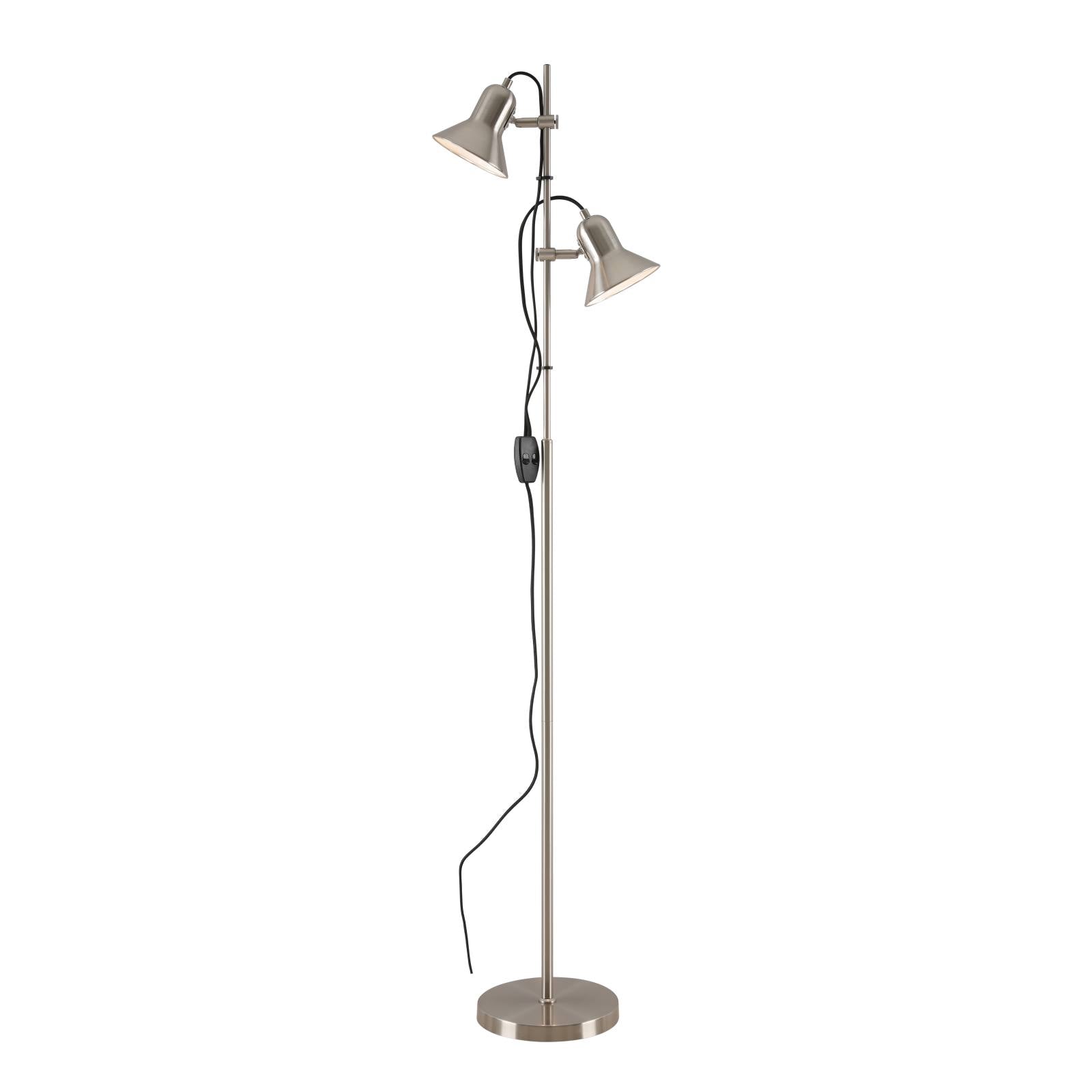Corelli 2 Floor Lamp, Nickel
