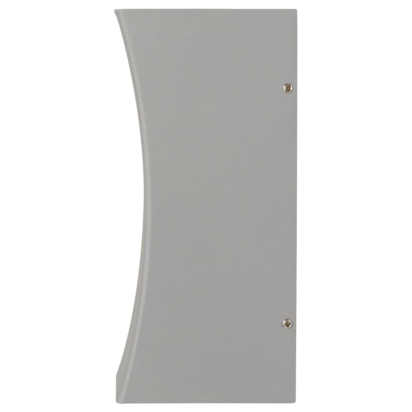 Dash Exterior 2 Wall Light, Silver