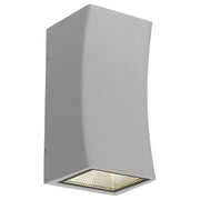 Dash Exterior 2 Wall Light, Silver