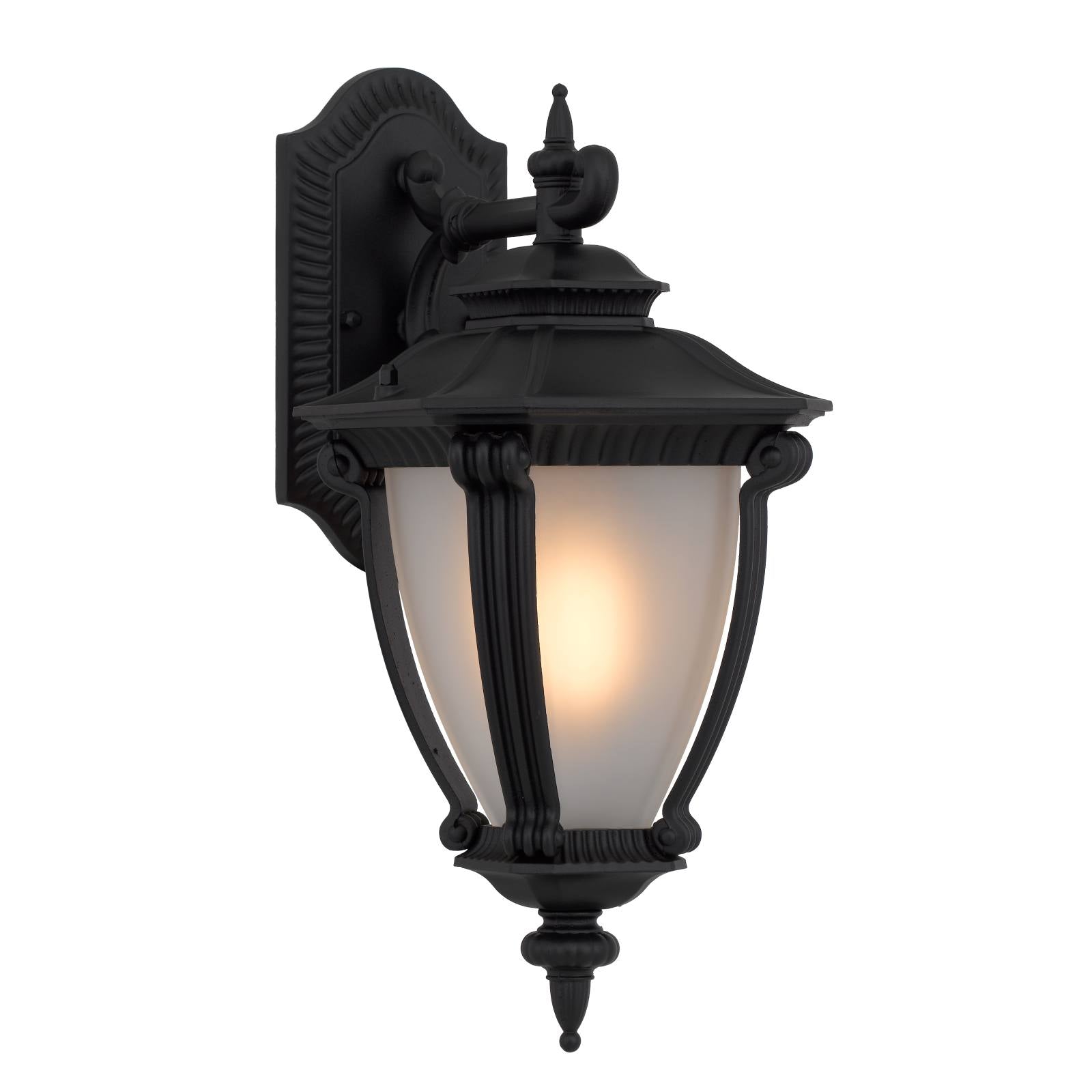 Delfino Exterior Wall Light, Black
