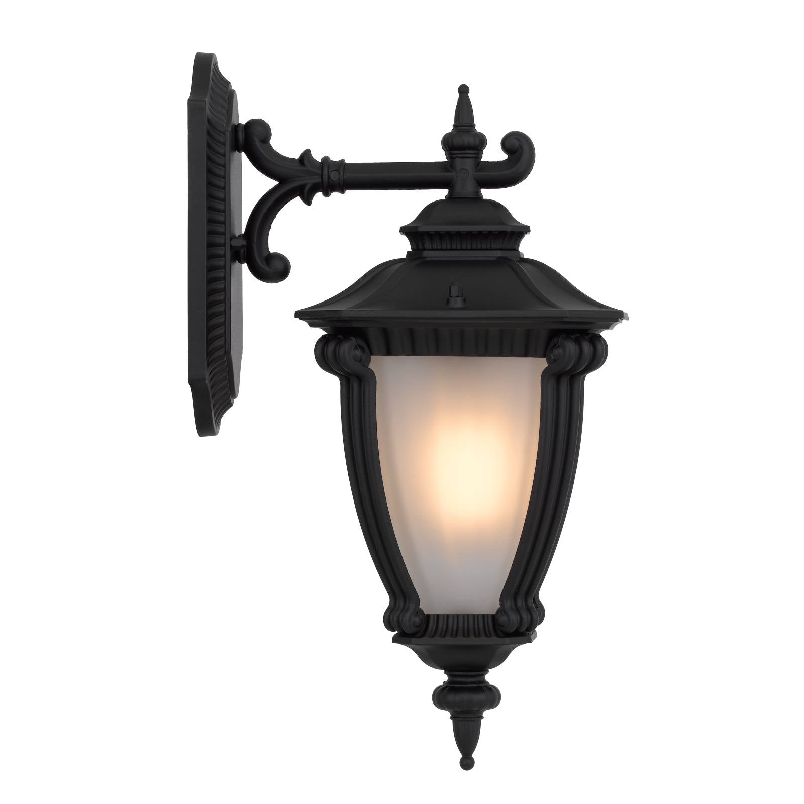 Delfino Exterior Wall Light, Black