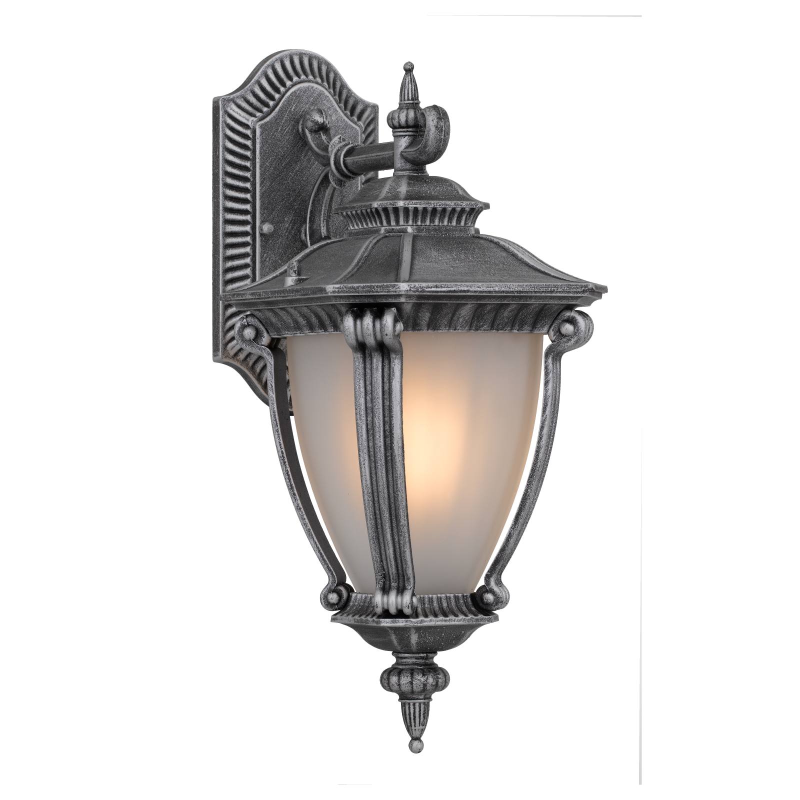 Delfino Exterior Wall Light, Silver