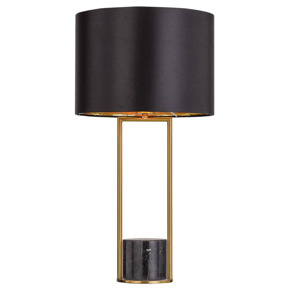Desire Table Lamp, Black, Antique Gold