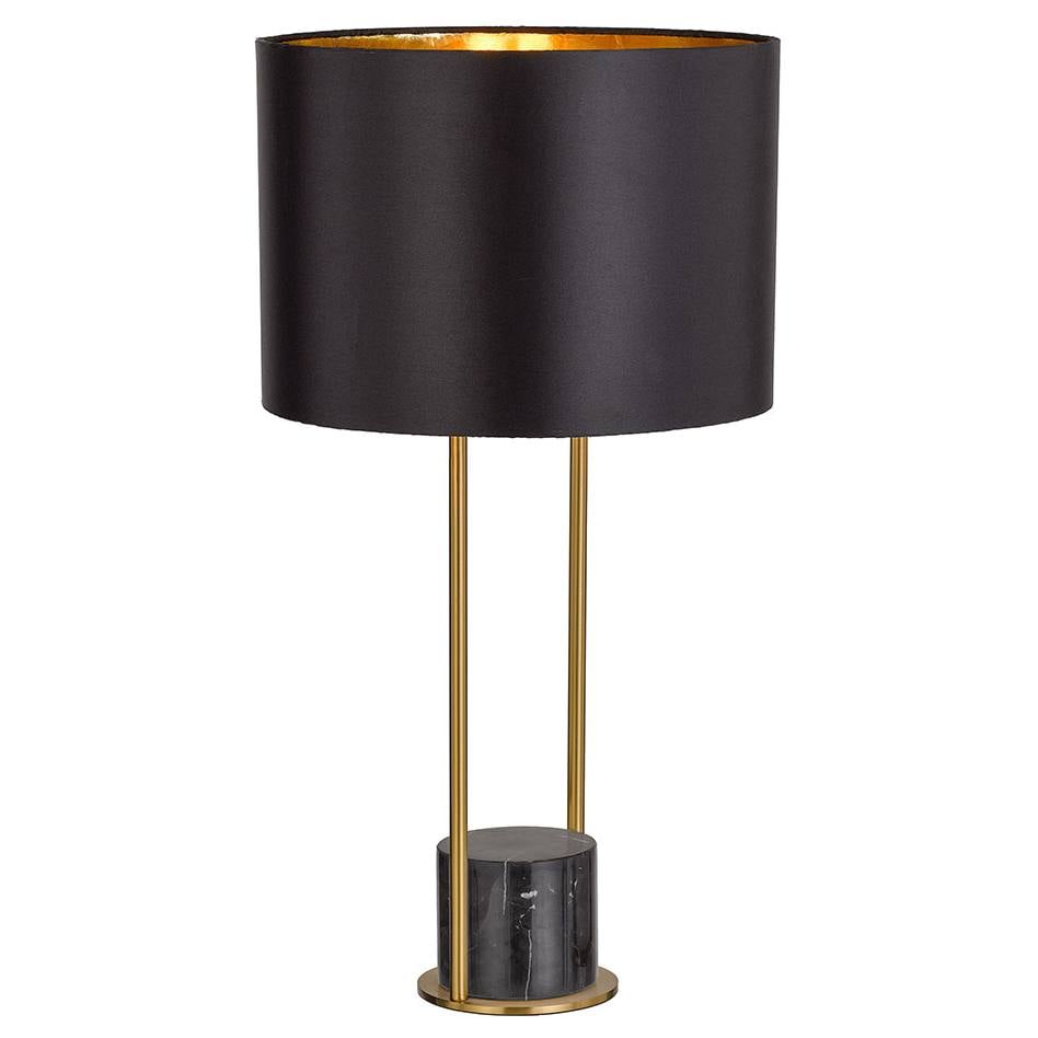 Desire Table Lamp, Black, Antique Gold