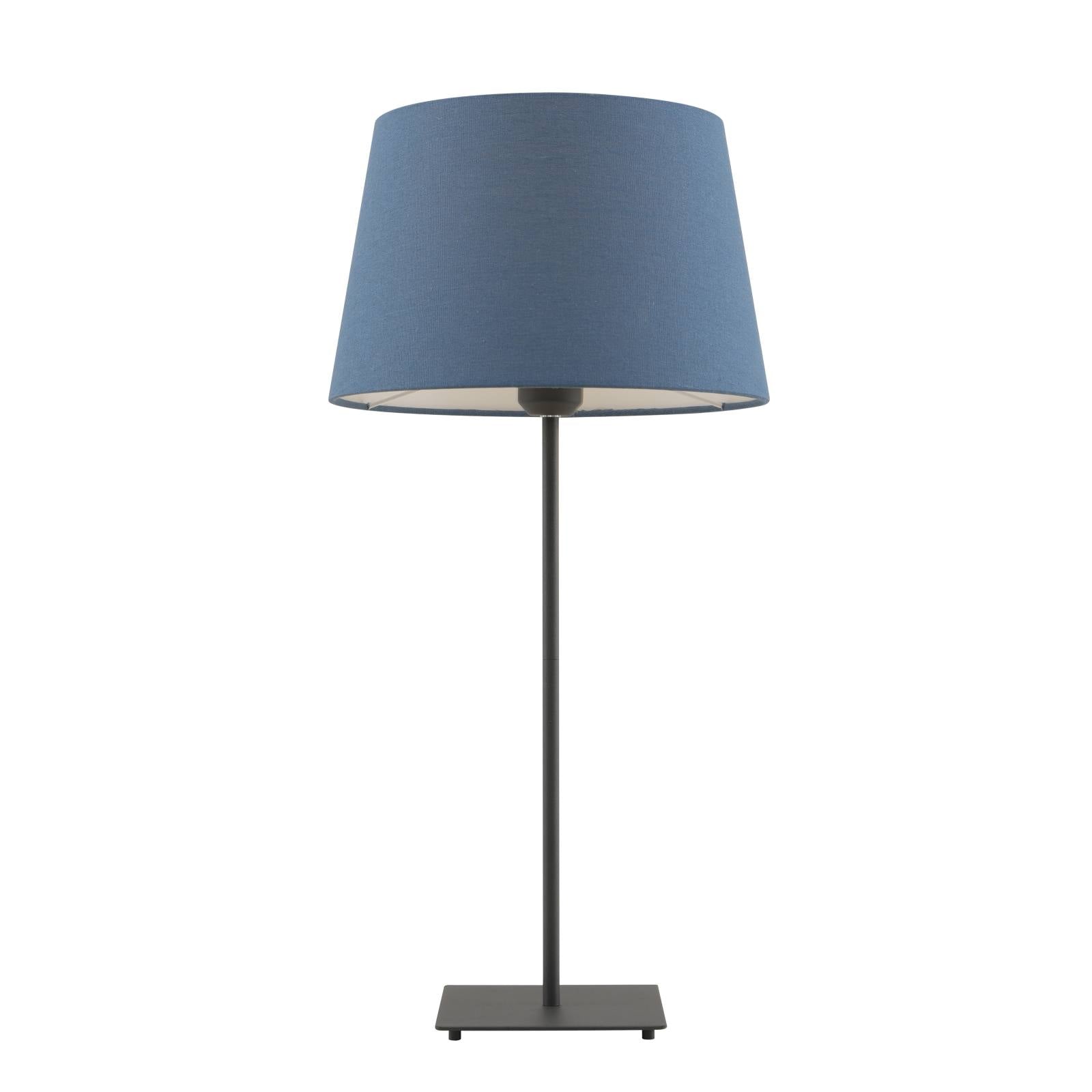 Devon Table Lamp, Blue, Black