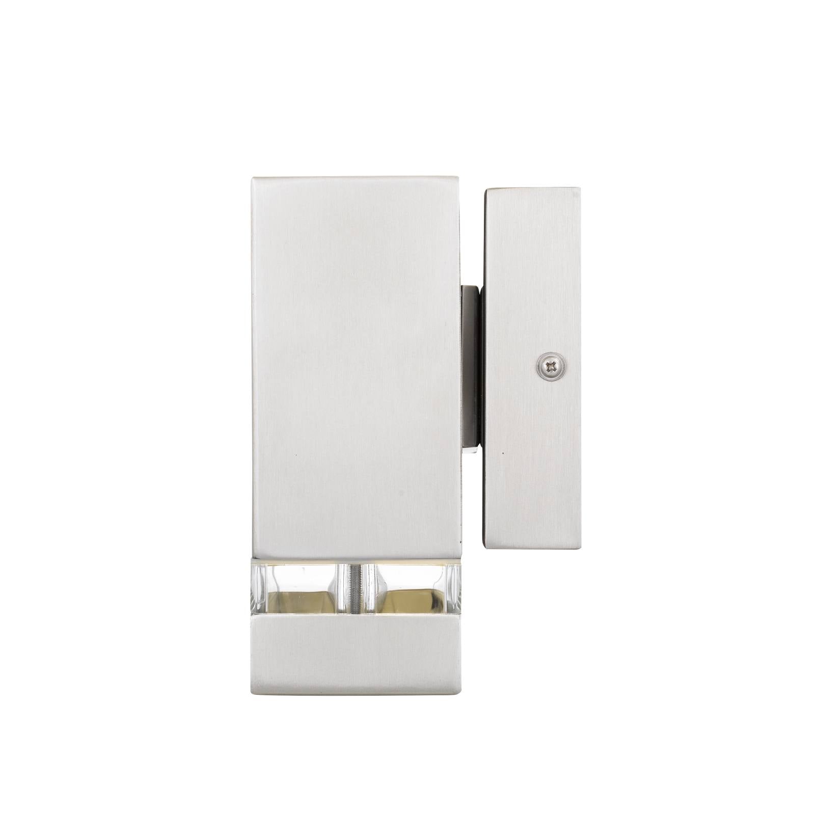 Dixon 1 Exterior Wall Light, Stainless Steel