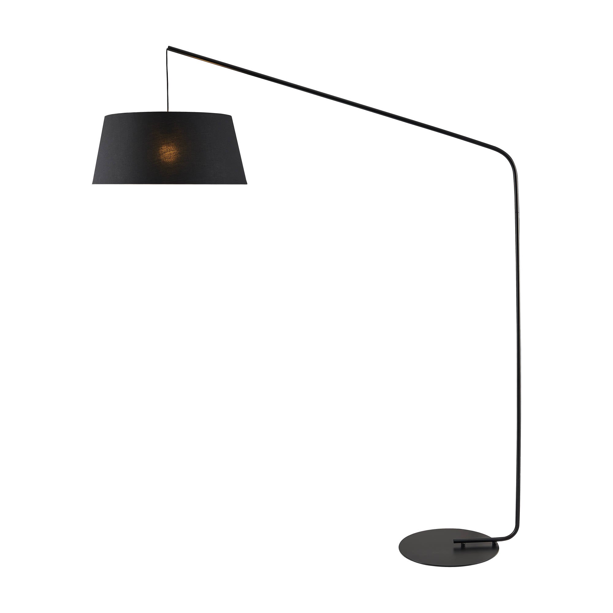 Downey Floor Lamp, Matte Black