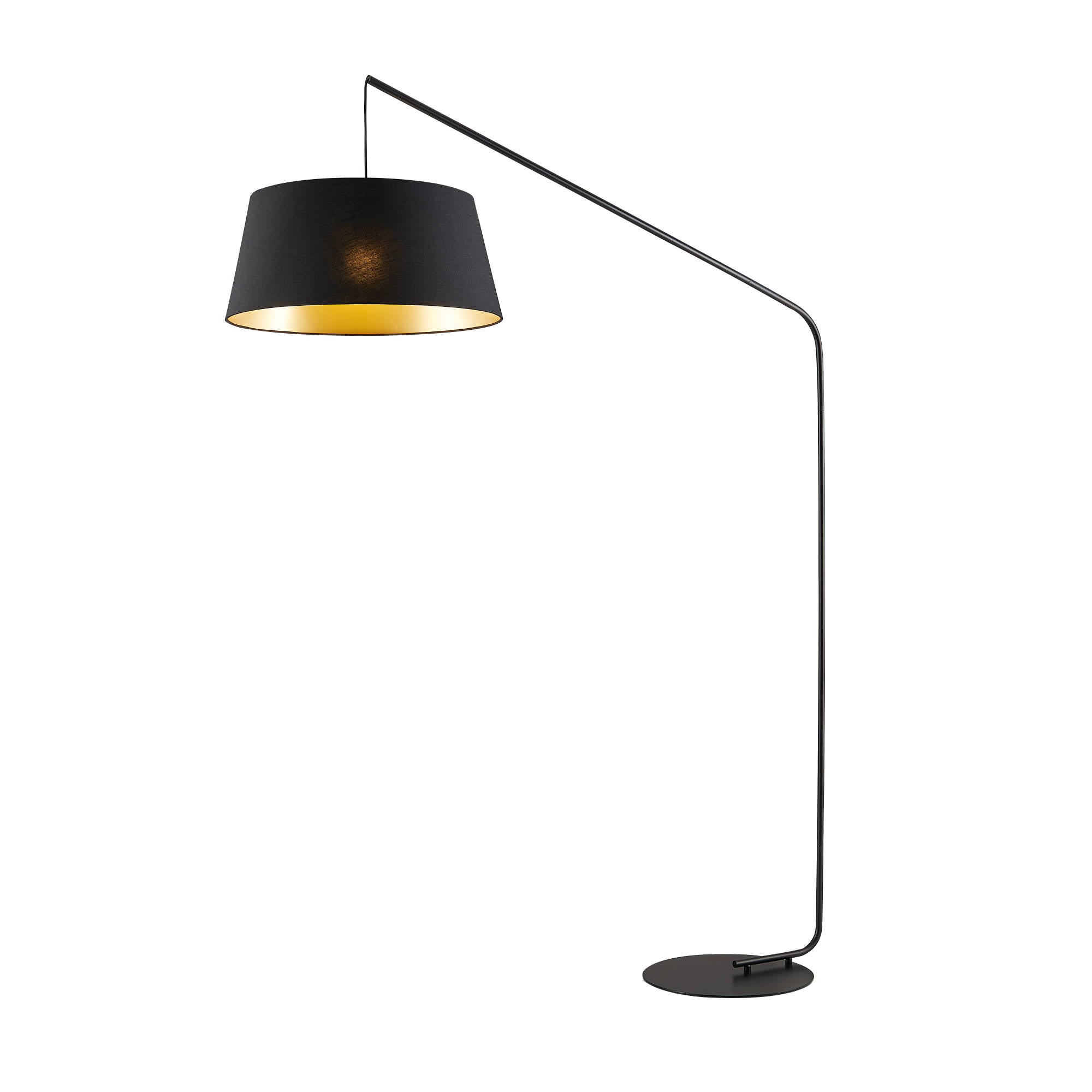 Downey Floor Lamp, Matte Black