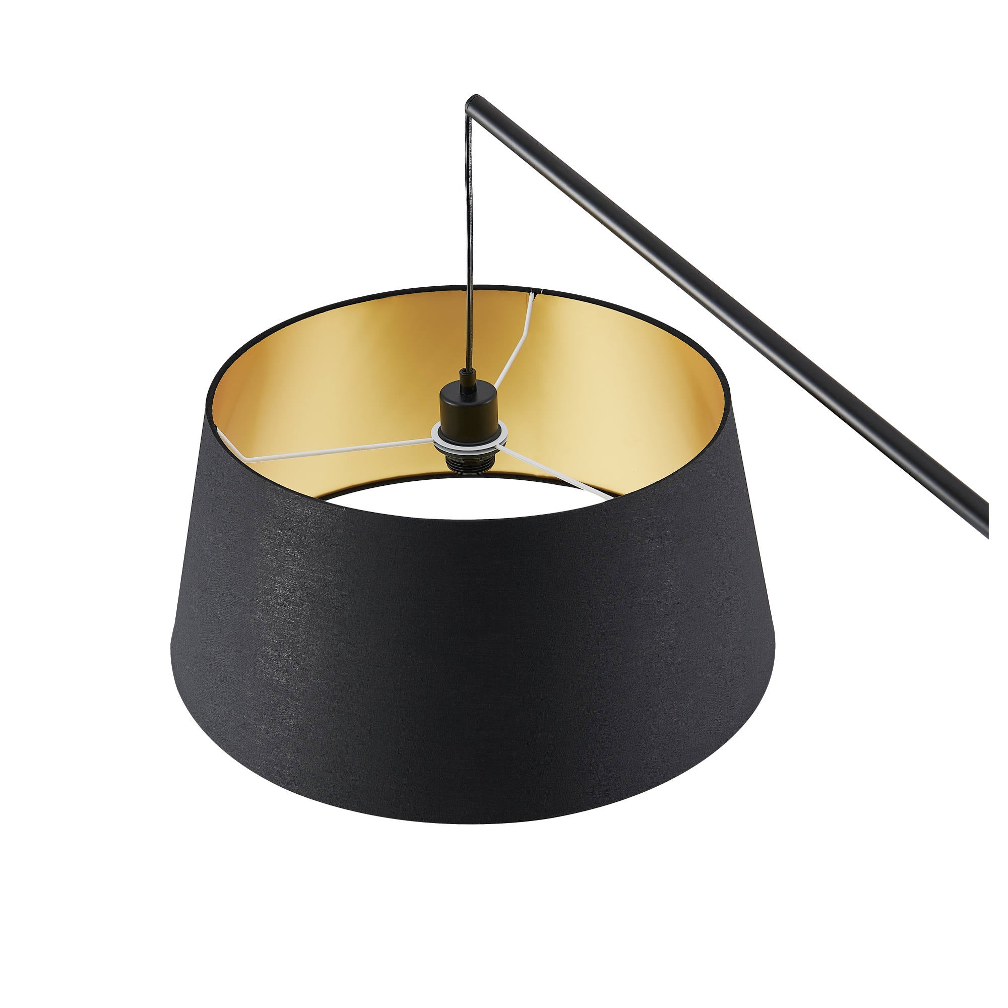 Downey Floor Lamp, Matte Black