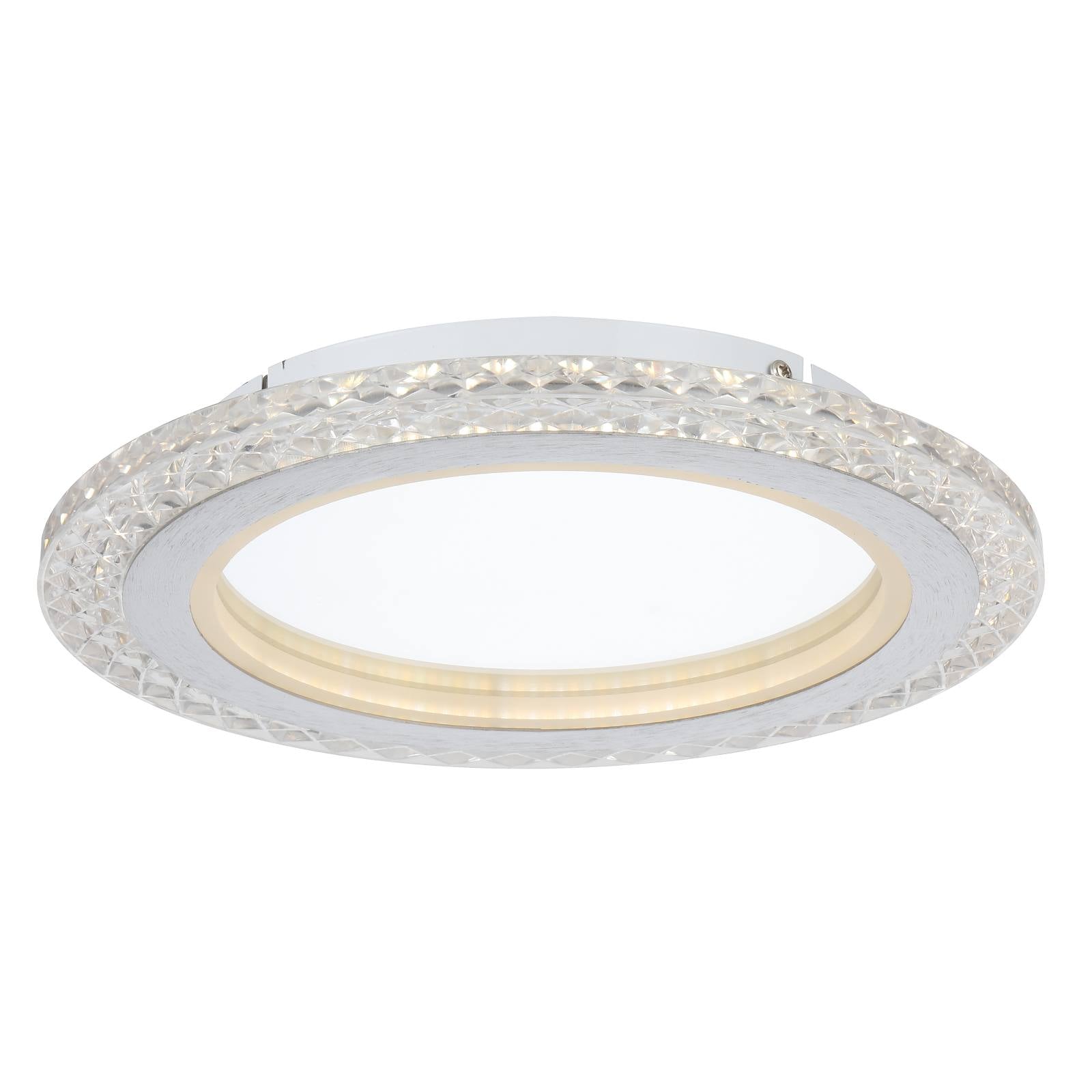 Elie 30cm 12W Led Oyster Non-Dim, Chrome