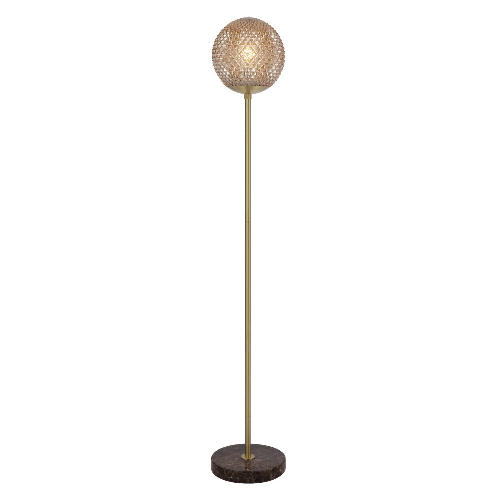 Elwick Floor Lamp, Amber