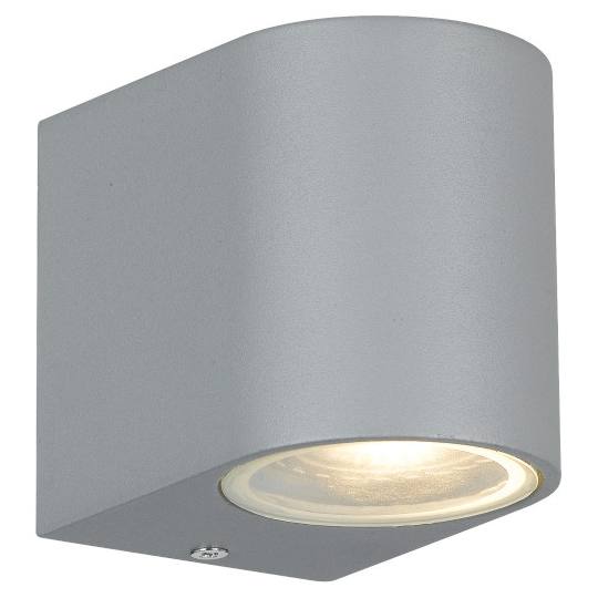 Eos Exterior 1 Light Wall, Silver