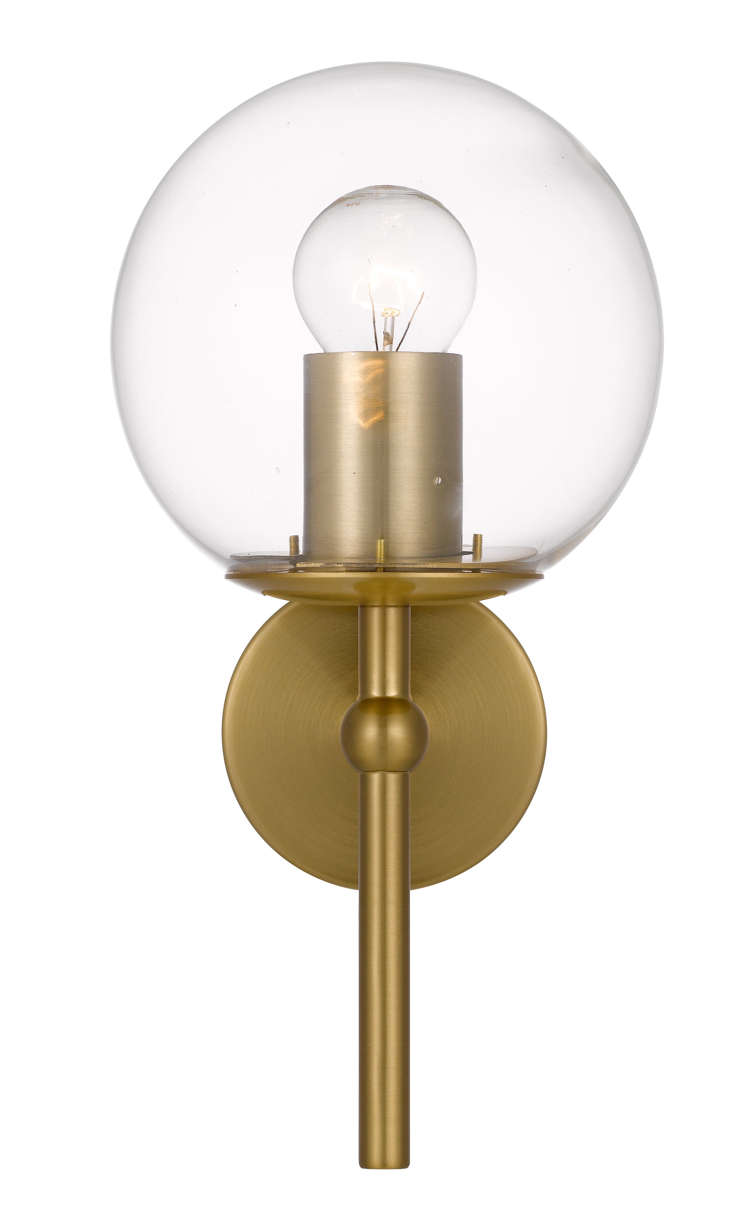 Eterna 1 Light Wall Light, Antique Gold