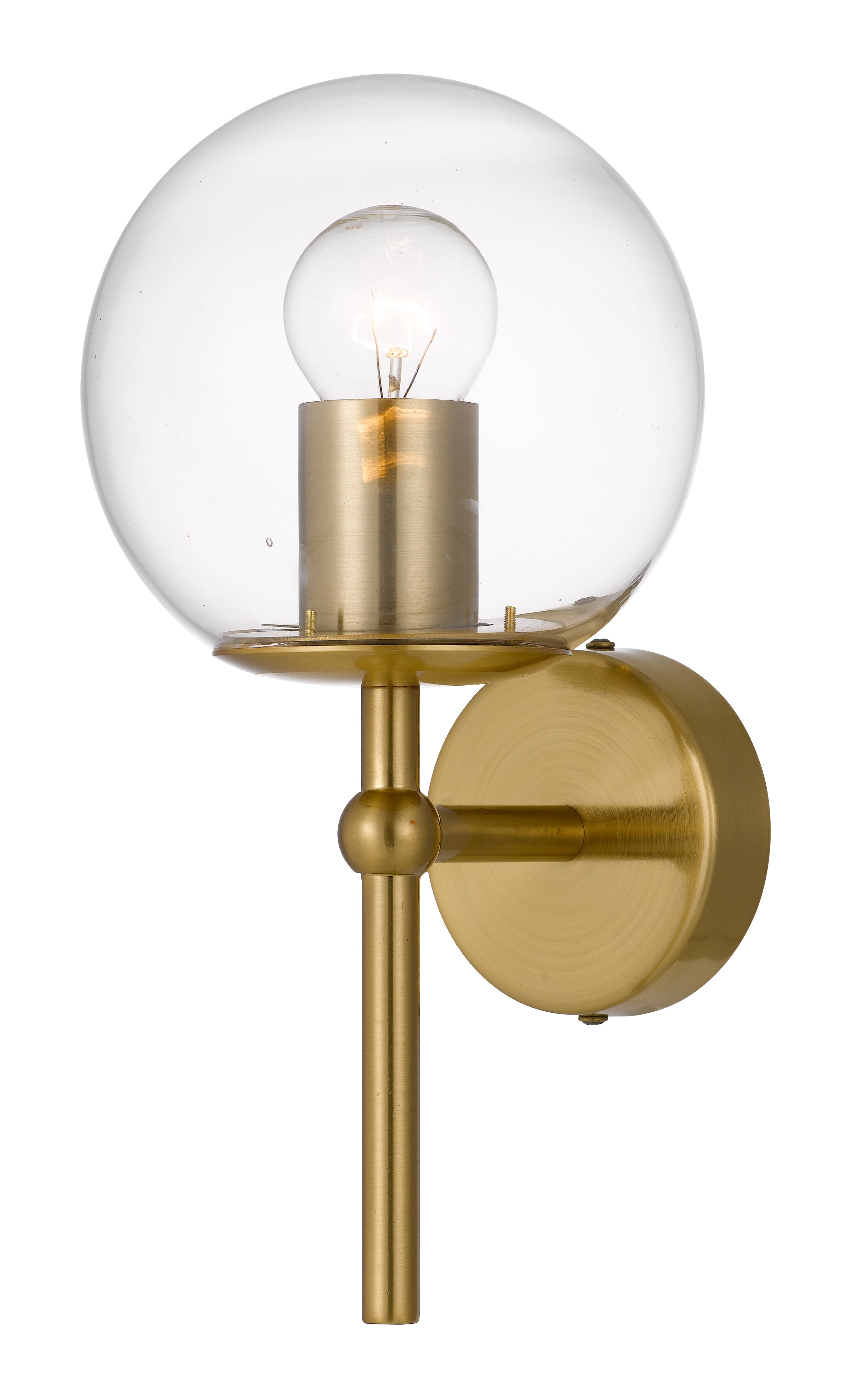 Eterna 1 Light Wall Light, Antique Gold