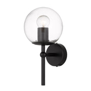 Eterna 1 Light Wall Light, Black