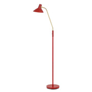 Farbon Floor Lamp, Brass, Red