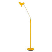 Farbon Floor Lamp, Yellow, Brass