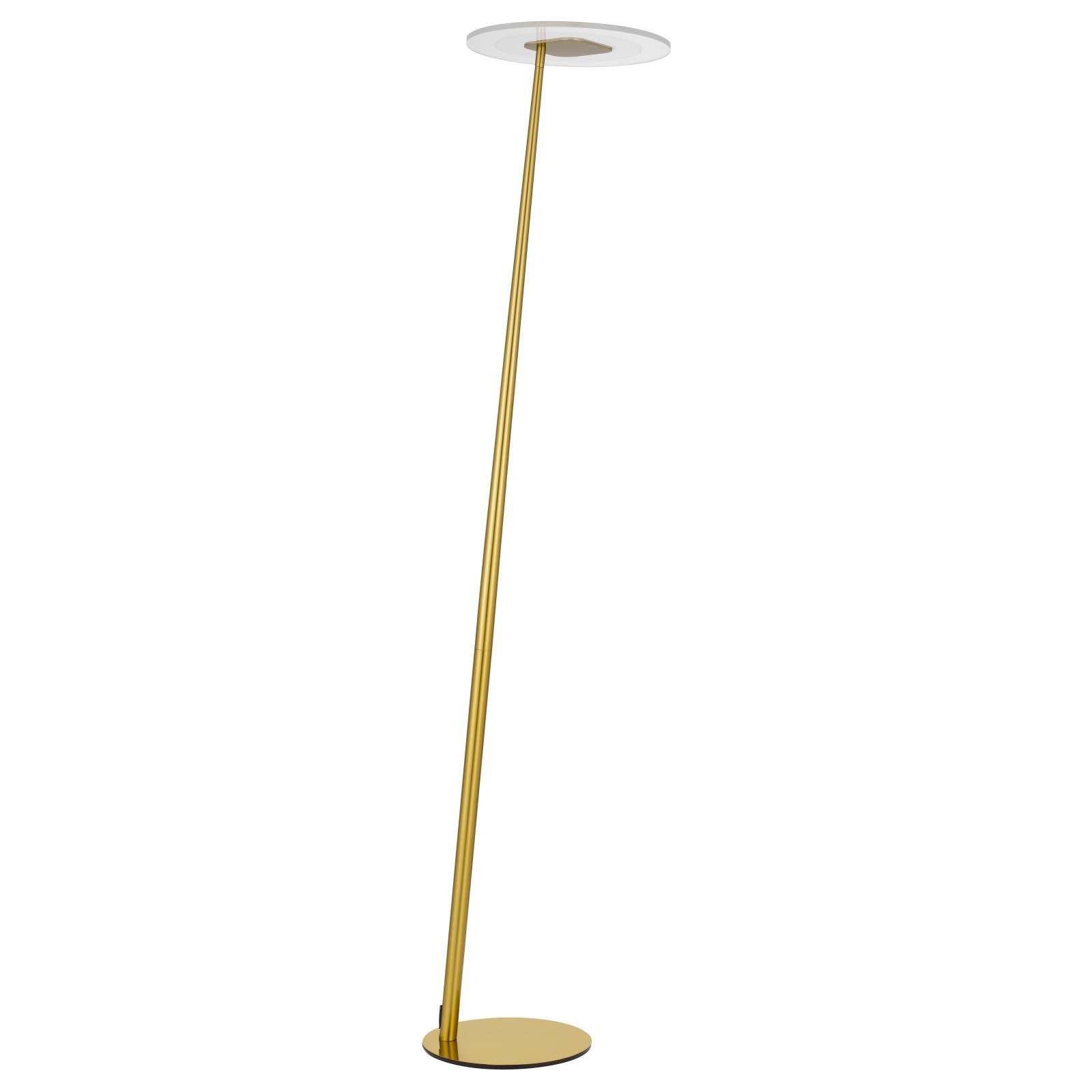 Faro Led Floor Lamp, Antique Gold