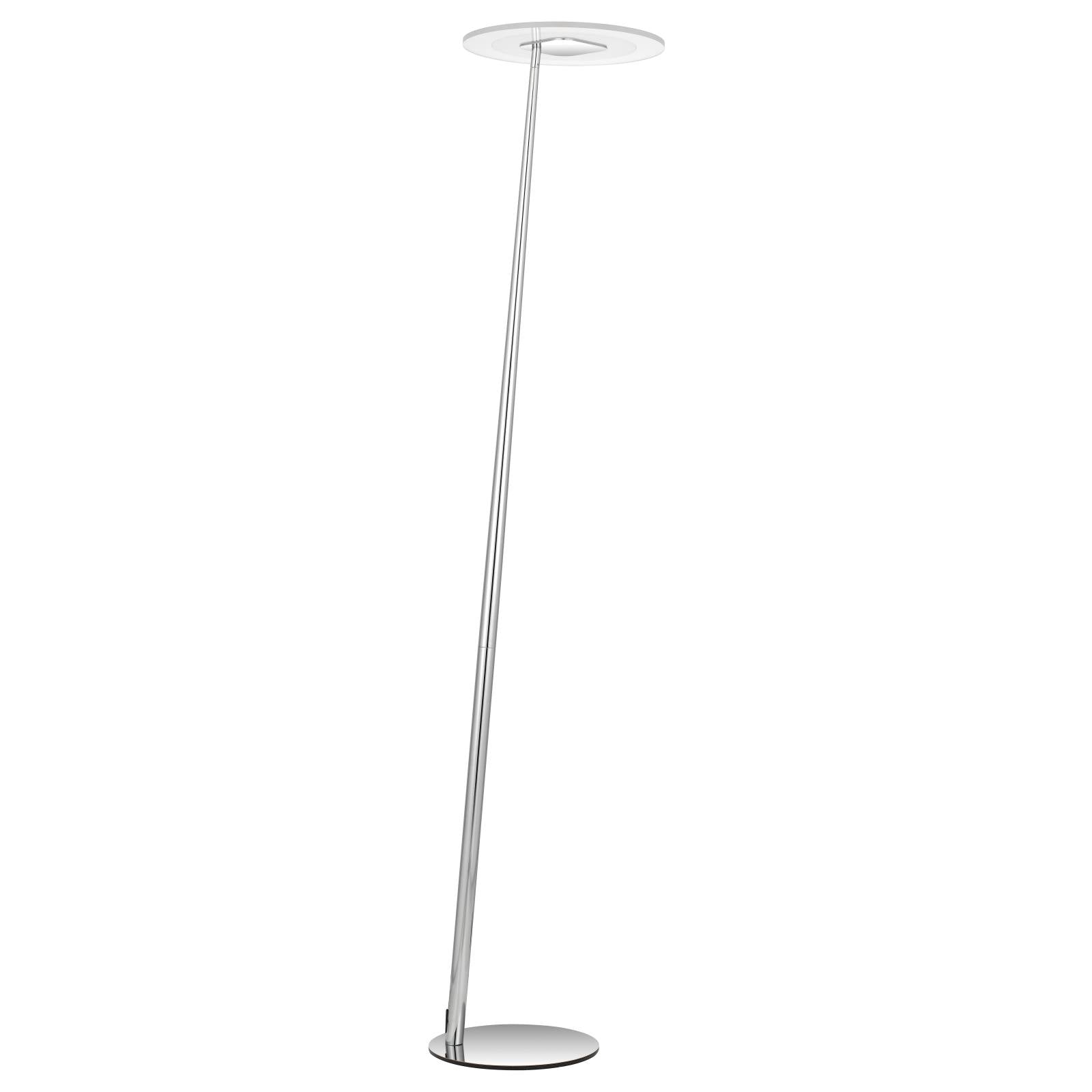 Faro Led Floor Lamp, Chrome