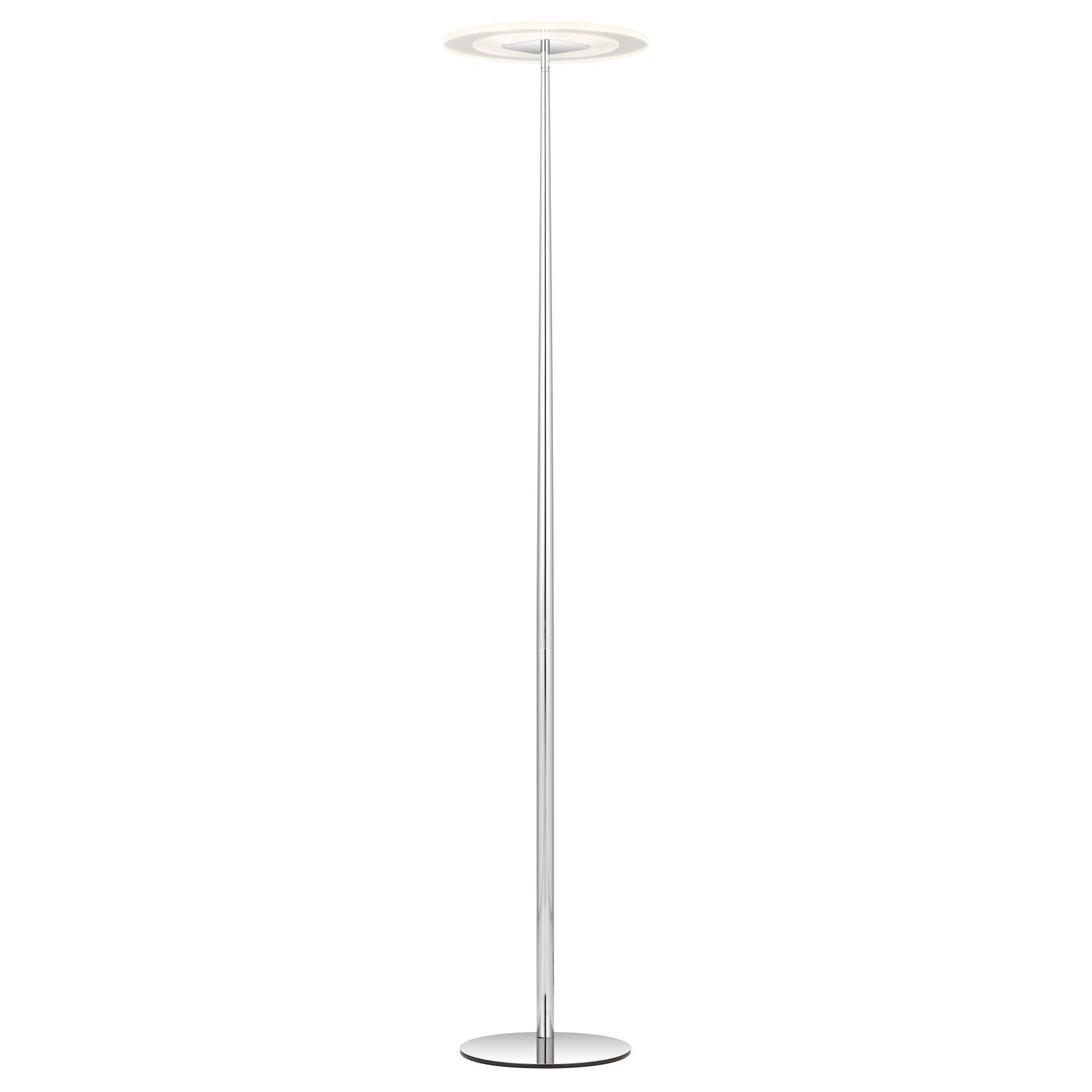 Faro Led Floor Lamp, Chrome