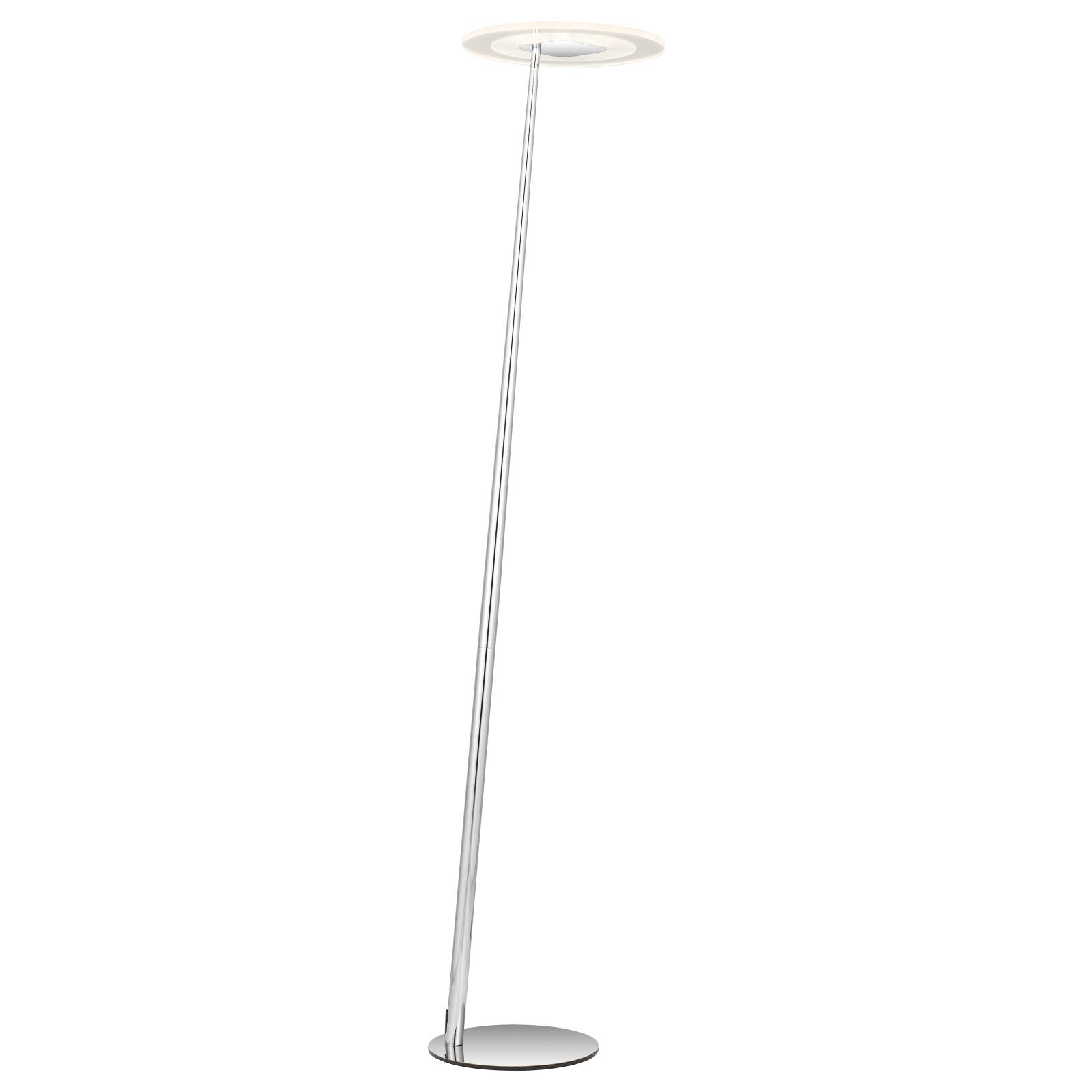 Faro Led Floor Lamp, Chrome