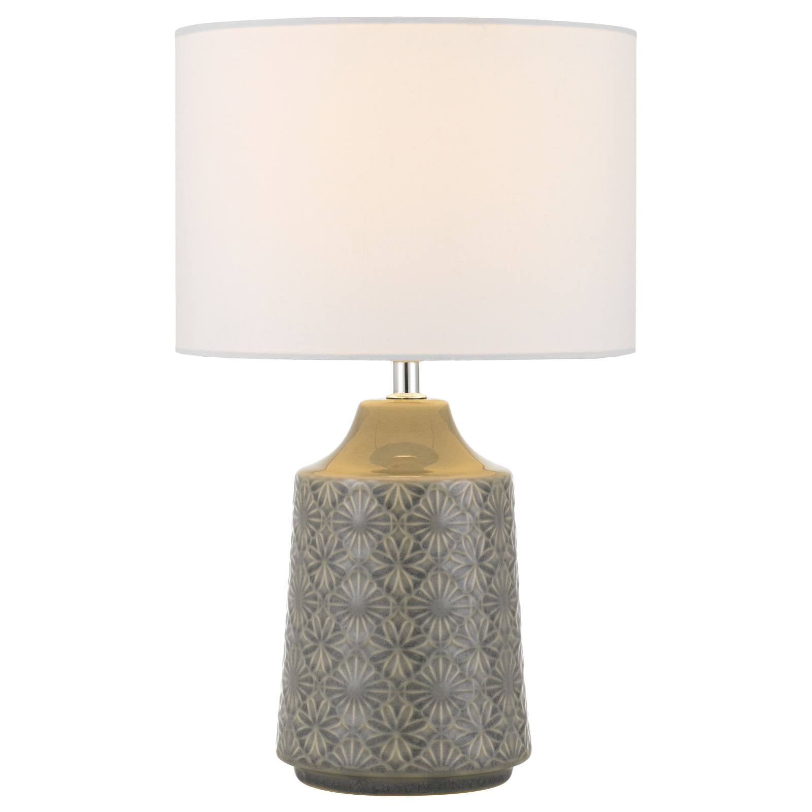Fedon Table Lamp, Grey, White