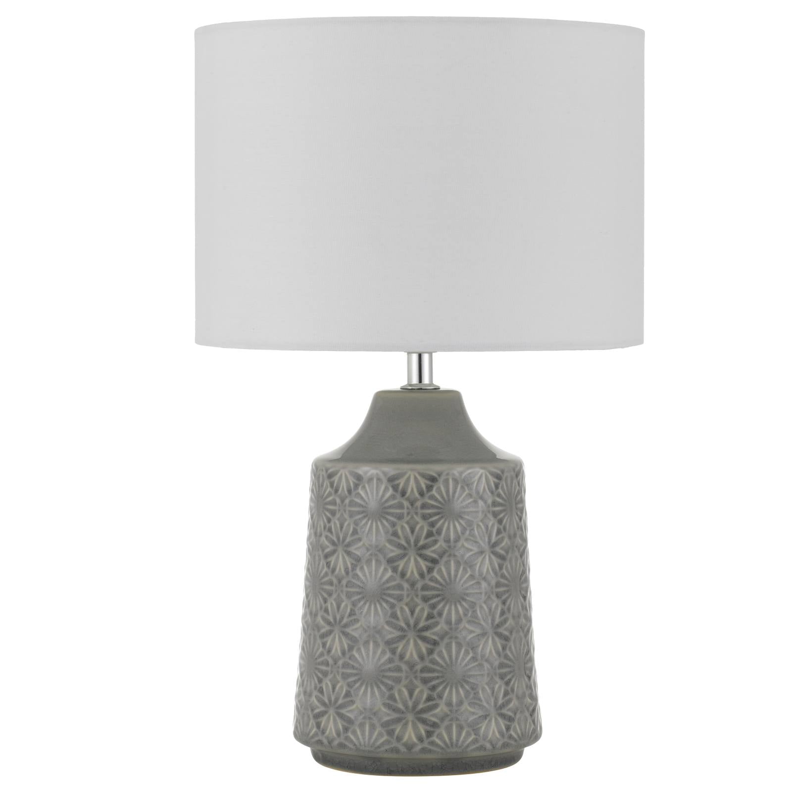 Fedon Table Lamp, Grey, White