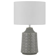 Fedon Table Lamp, Grey, White