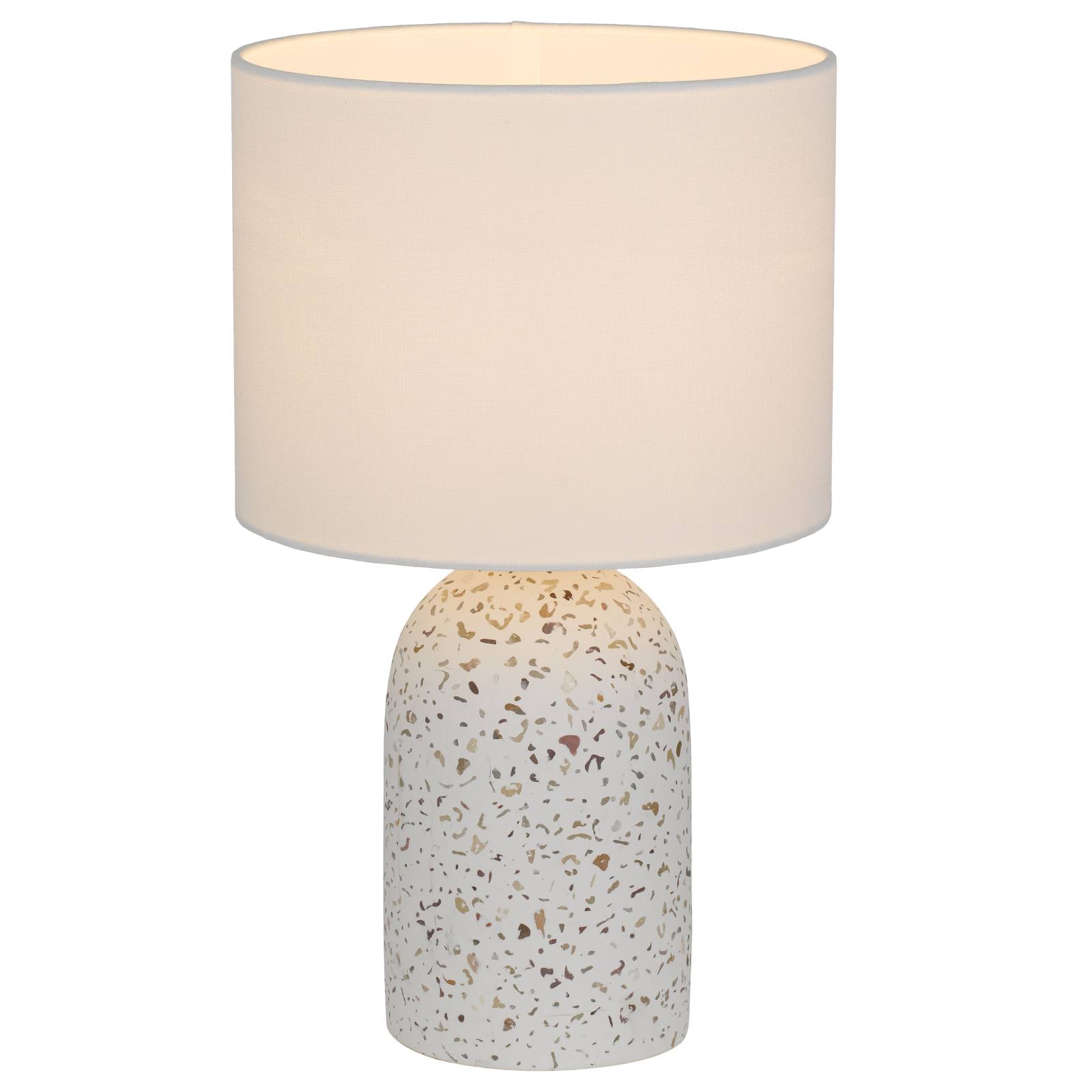 Fevik Small Table Lamp, Ivory, White