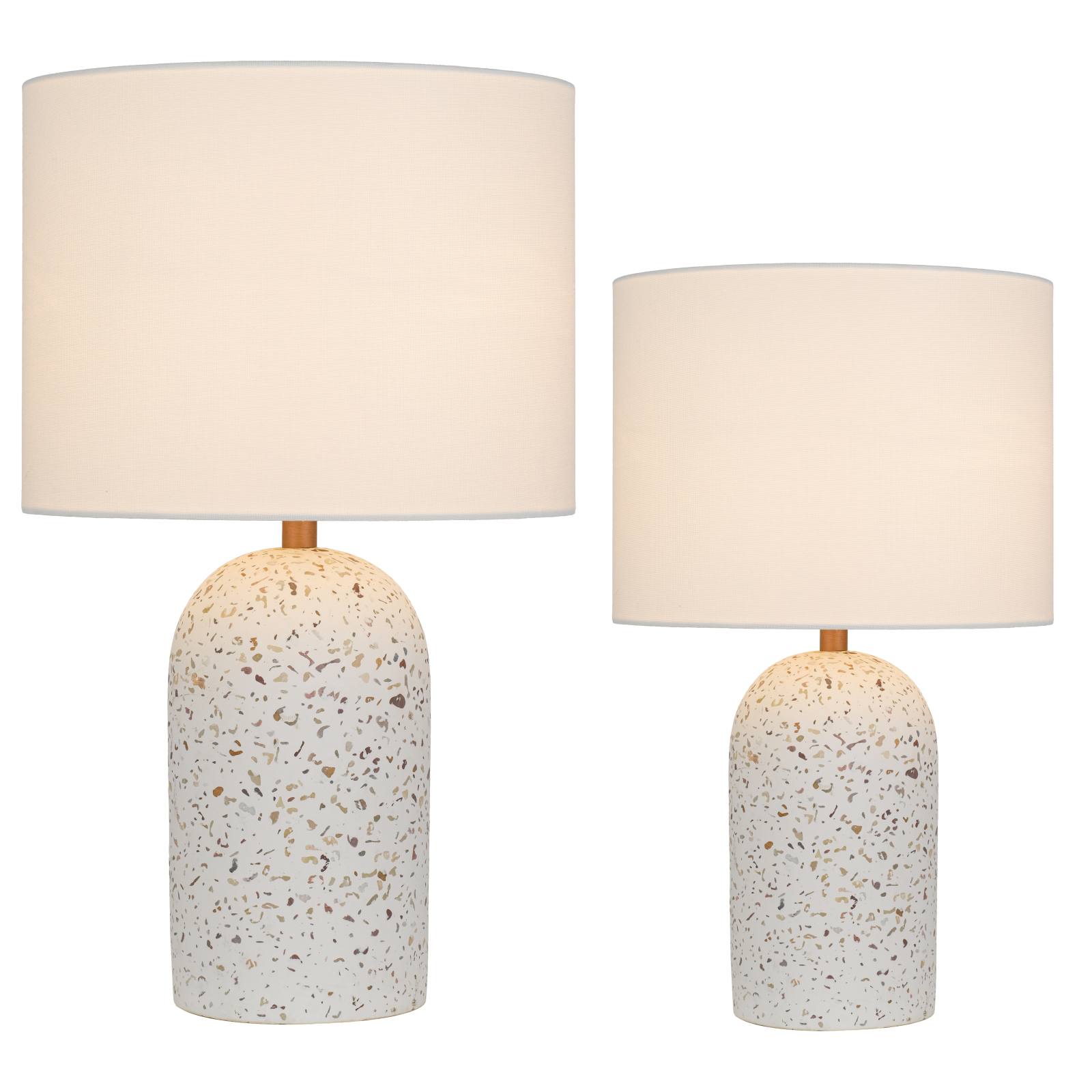 Fevik Small Table Lamp, Ivory, White