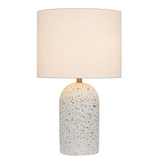 Fevik Small Table Lamp, Ivory, White