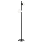 Figaro 2 Lights Floor, Opal Matte, Black