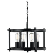 Finley 46cm Pendant, Matte Black