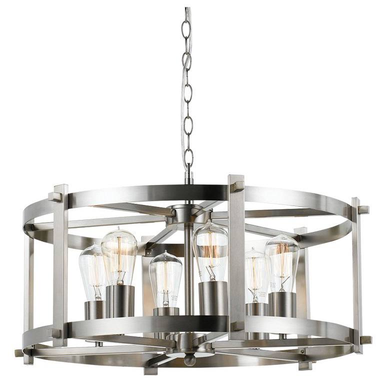 Finley 60cm Pendant Light, Matte Nickel