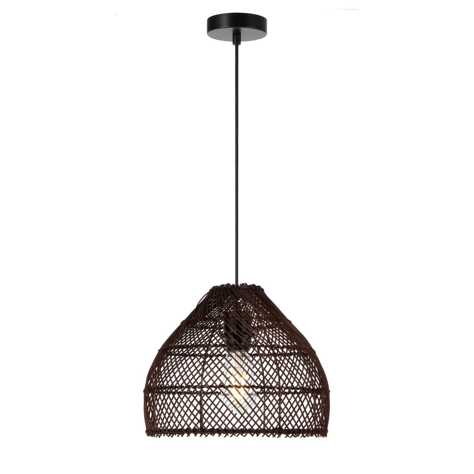 Frya 30 Pendant, Brown, Black
