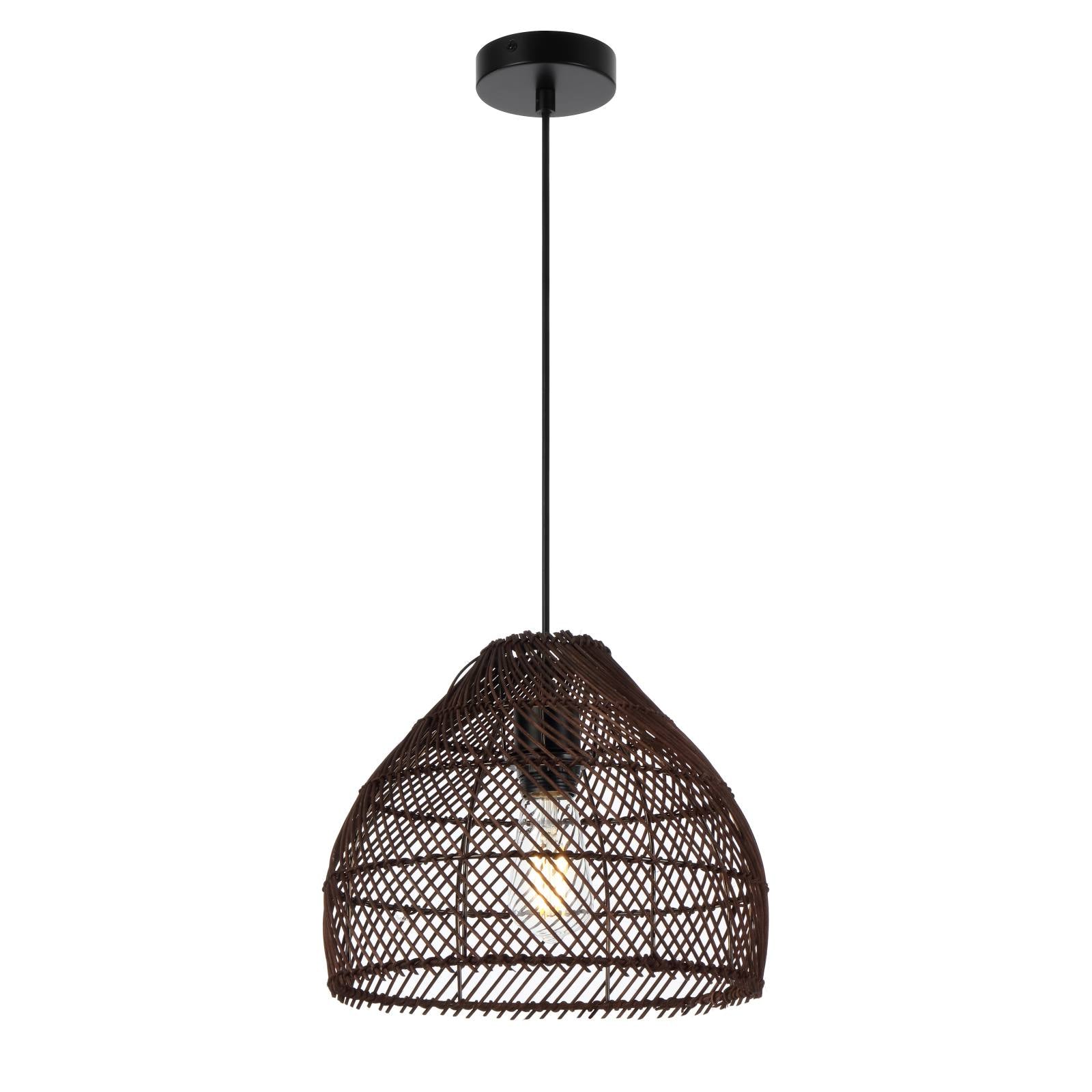 Frya 30 Pendant, Brown, Black