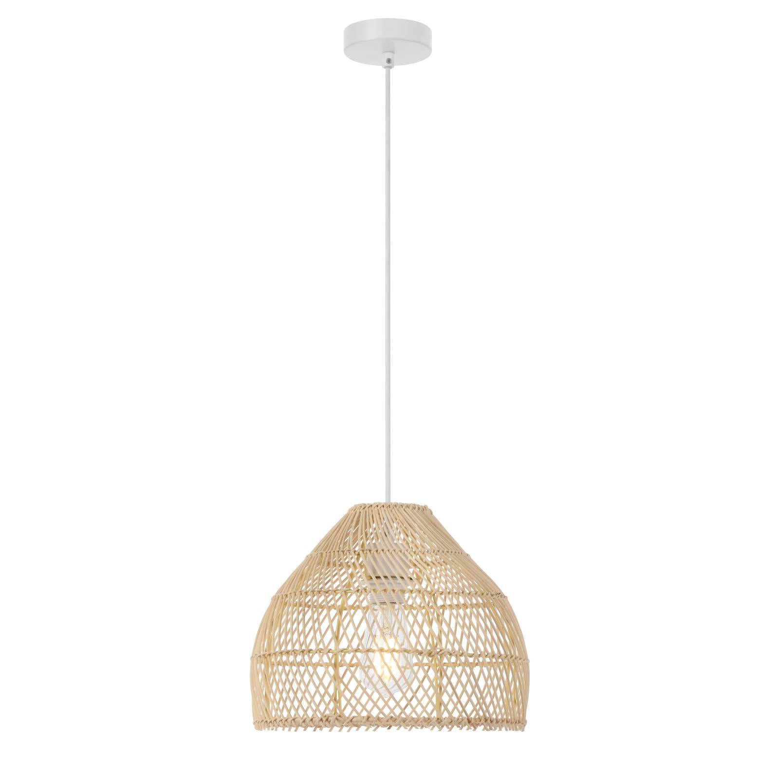 Frya 30 Pendant, Natural, White