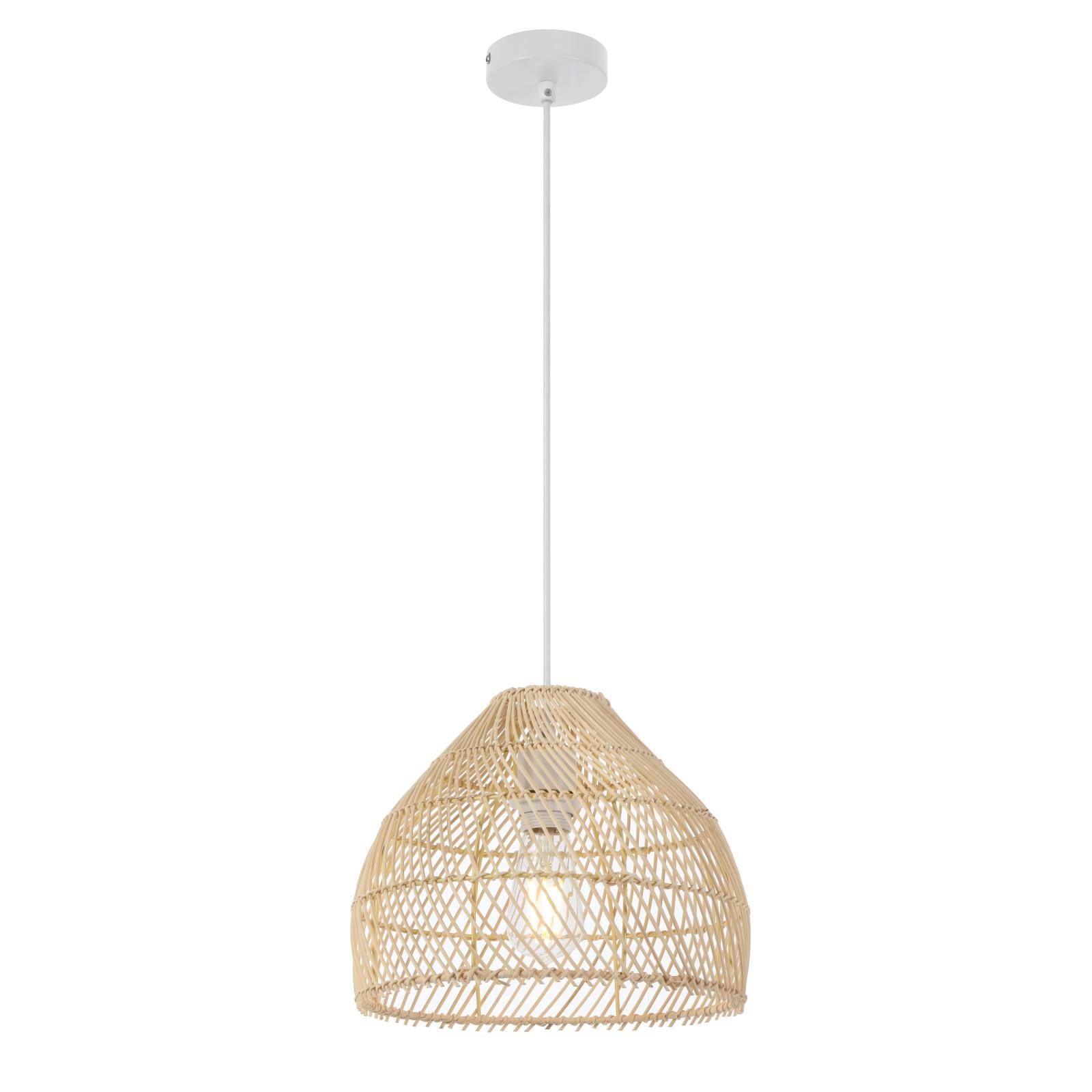 Frya 30 Pendant, Natural, White