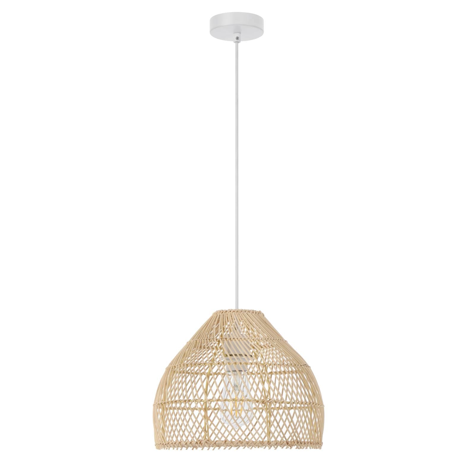 Frya 30 Pendant, Natural, White