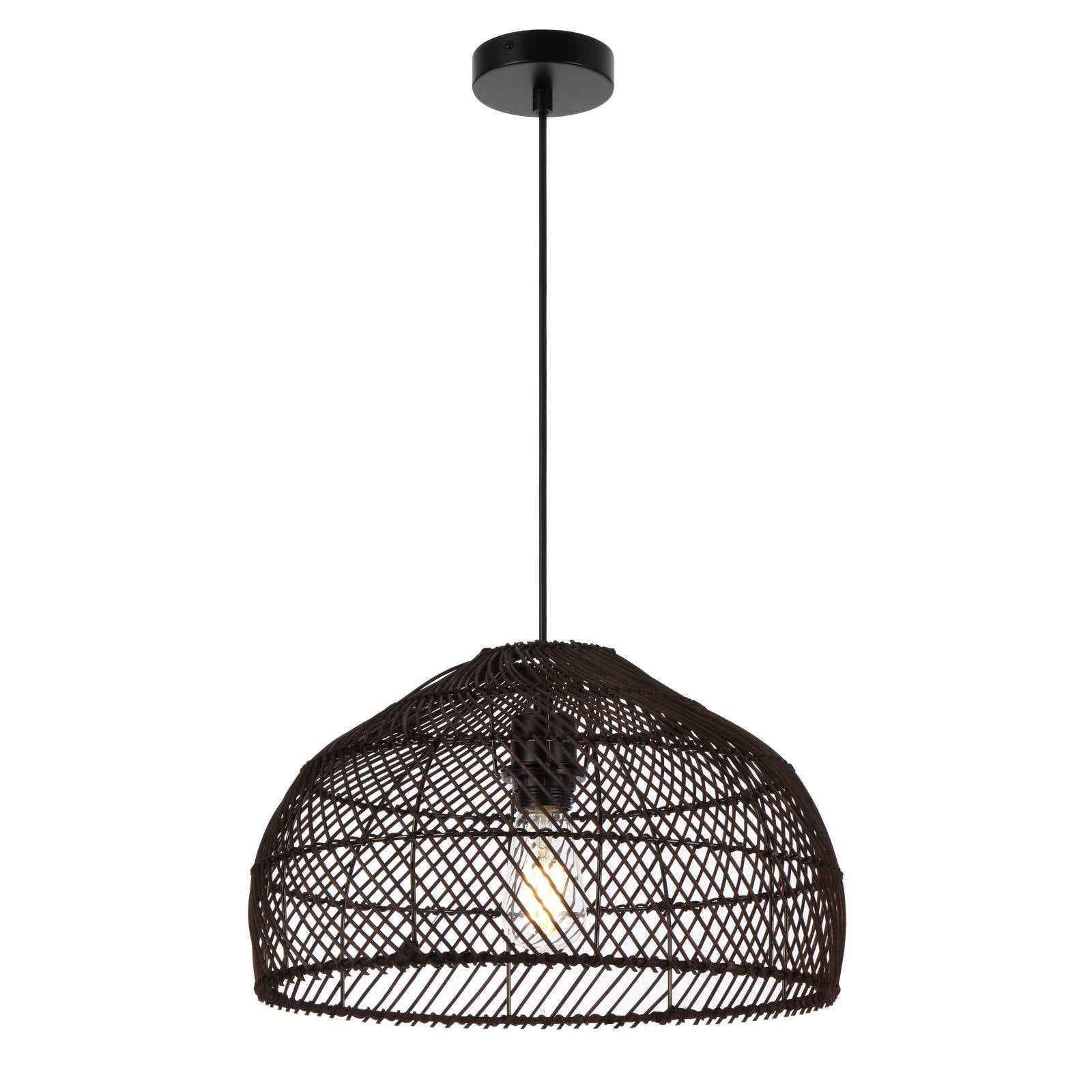 Frya 40 Pendant, Brown, Black