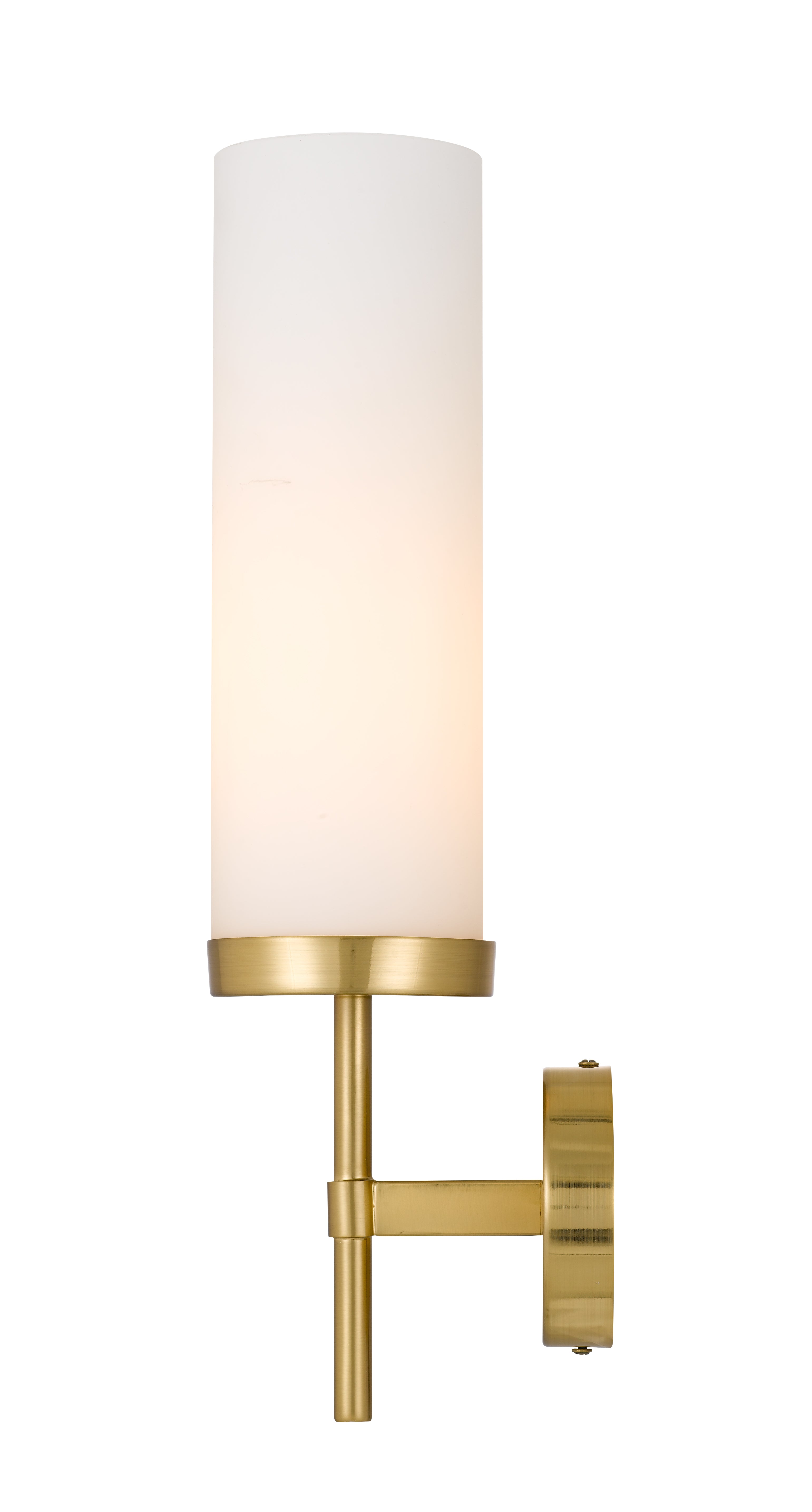 Garot Wall Light, Opal Matte, Antique Gold