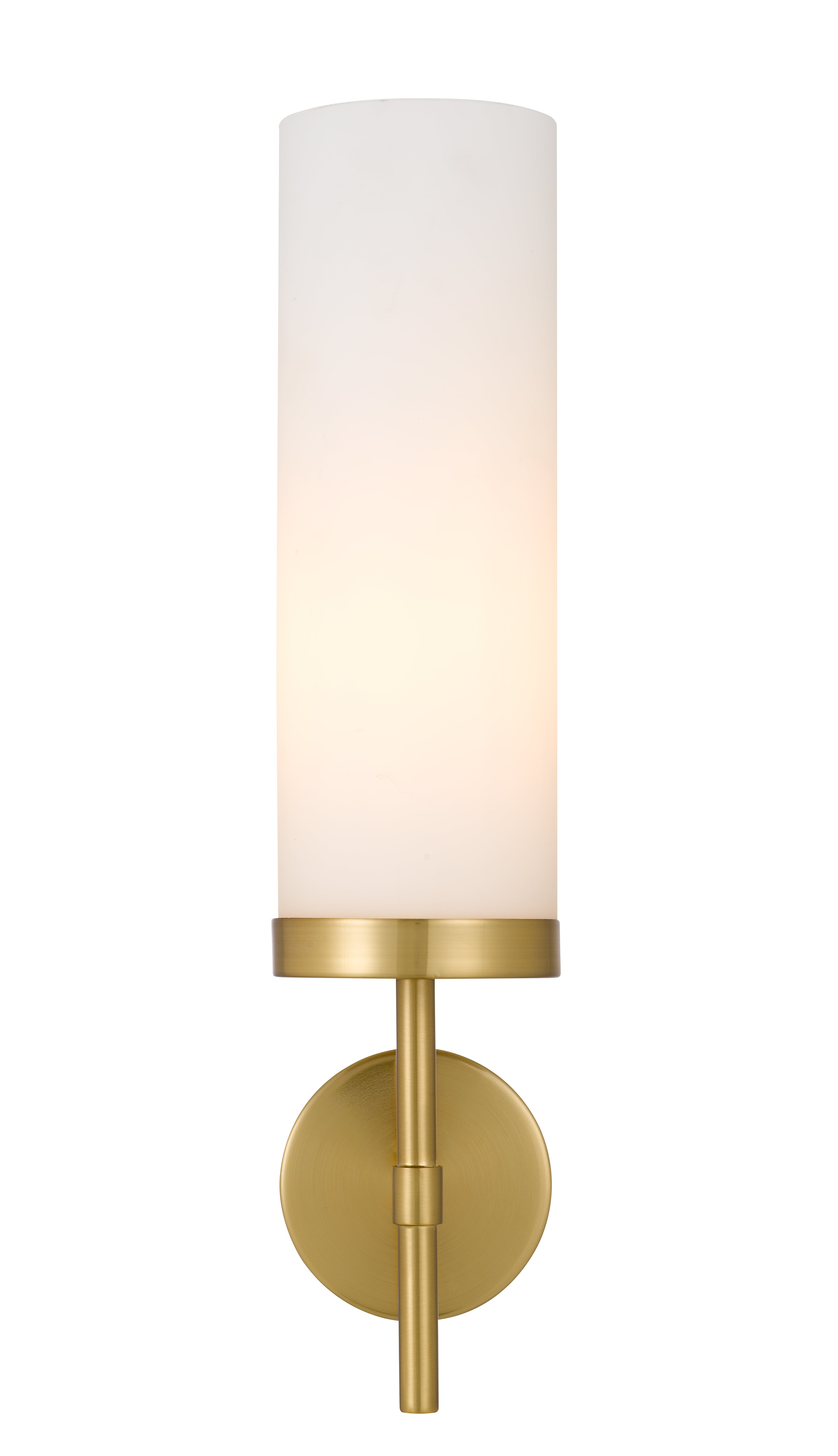 Garot Wall Light, Opal Matte, Antique Gold