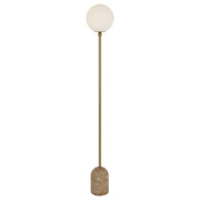 Gina Floor Lamp, Beige, Opal Matte