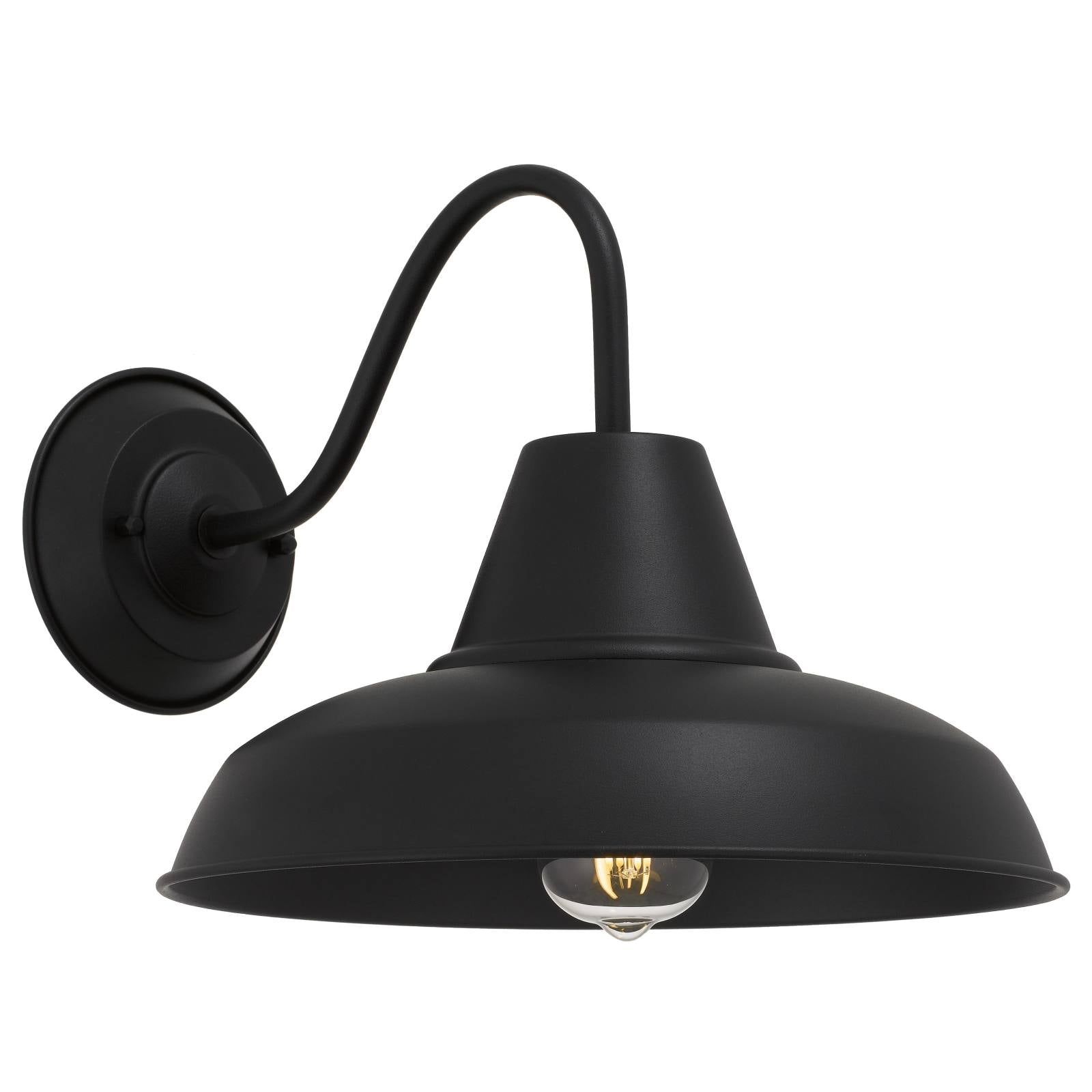 Gorgon Exterior Wall Light, Black