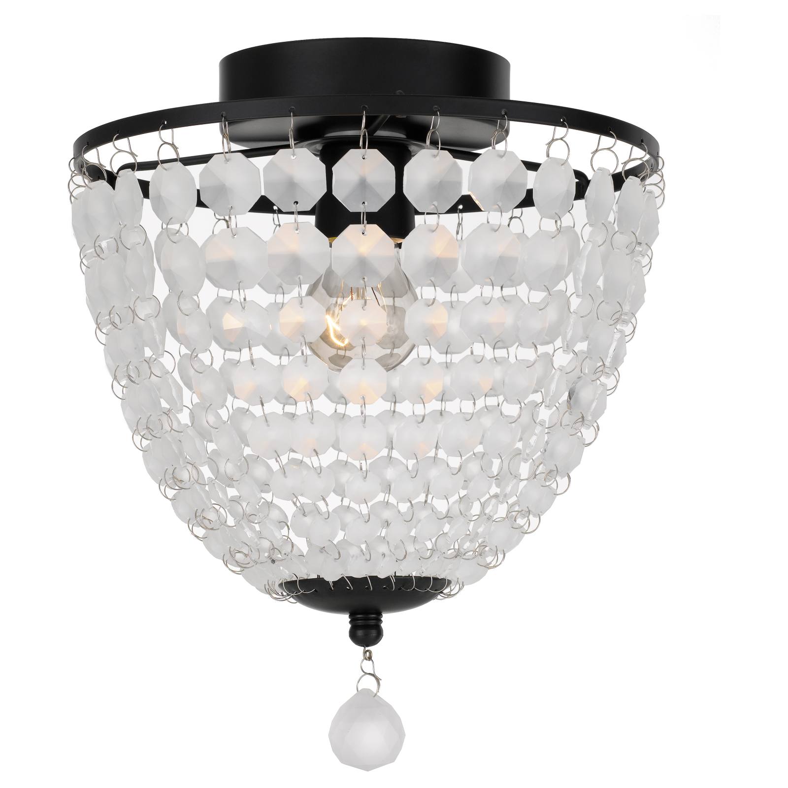 Grace Batten Fix, Black, Frost Glass