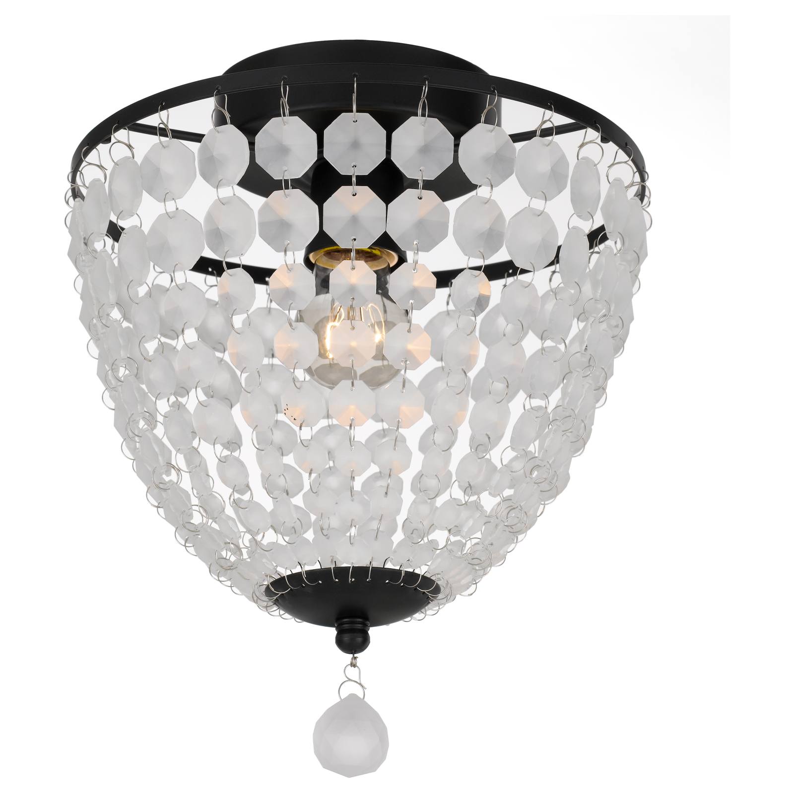 Grace Batten Fix, Black, Frost Glass